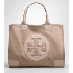 Tory Burch Ella large tote tan Beige Khaki nude